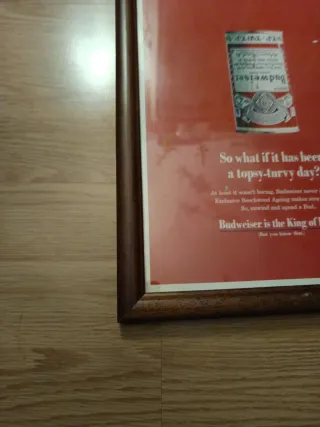 Quadri pubblicitari Budweiser