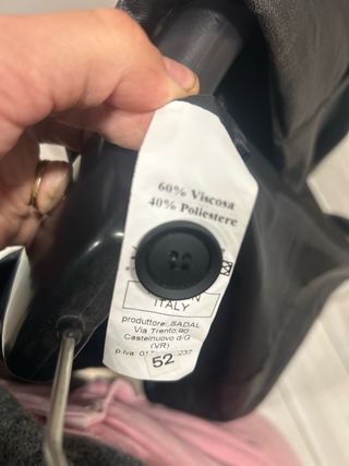 Giacca pelle donna nera