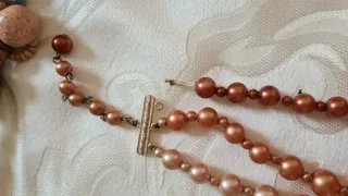 Lotto di collane vintage in vari materiali