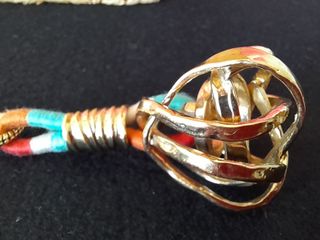 Collar Bimba y Lola dorado multicolor