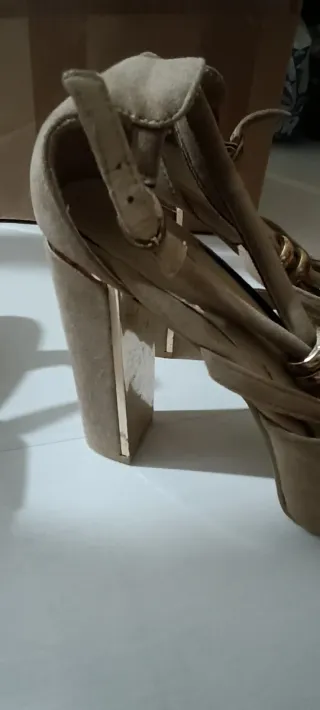 Zapatos de tacón ancho talla 39