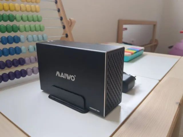 MAIVO Caja externa doble HDD/SSD 3,5” y 2,5” – USB