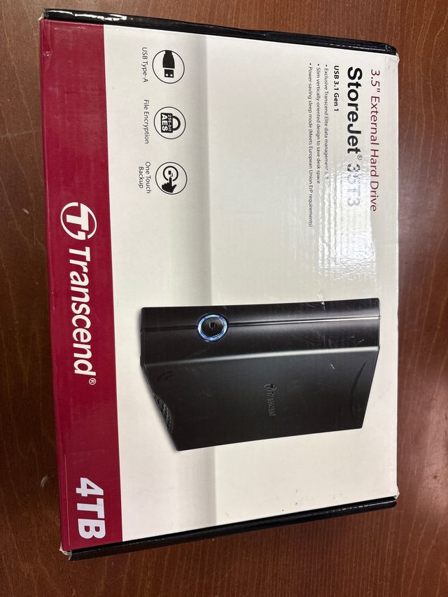 Disco Duro Externo Transcend 4TB