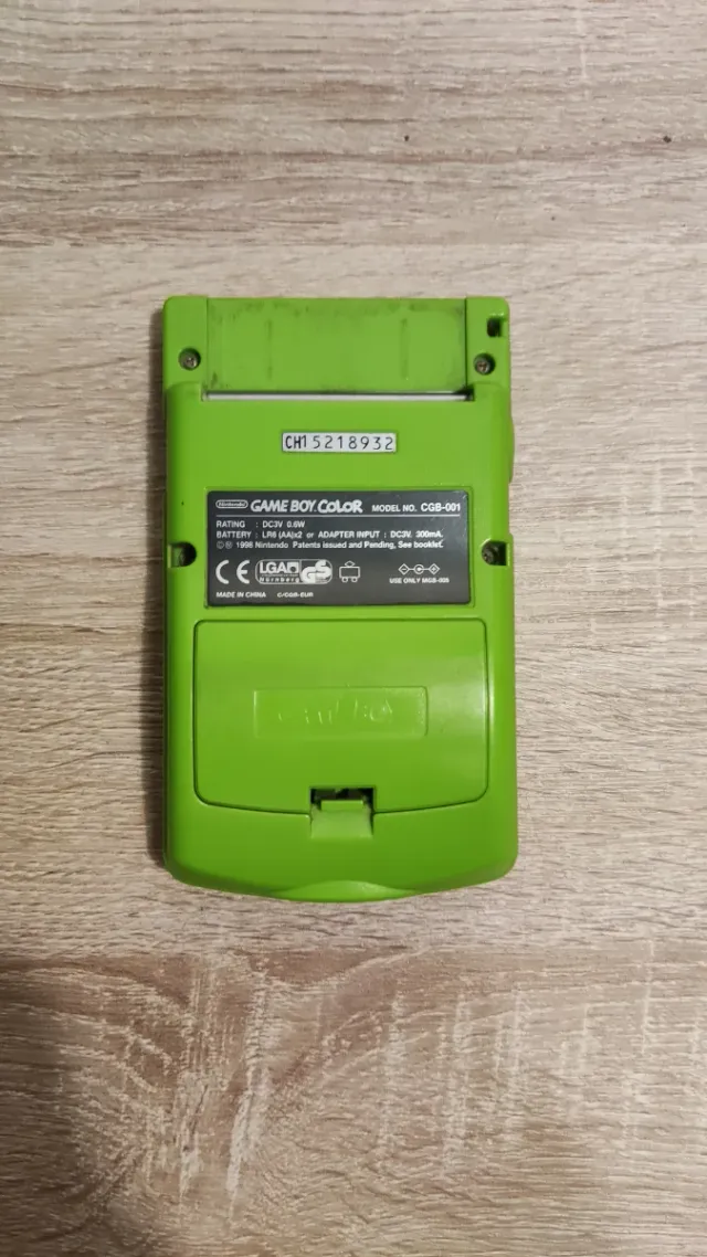 Nintendo Game Boy Color Verde + cable link