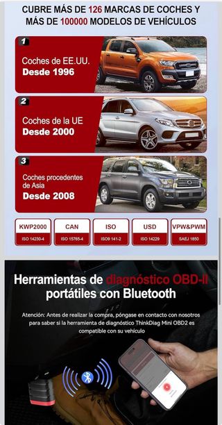 ThinkDiag Mini OBD2 Bluetooth iOS Android