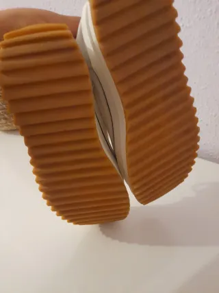 Bambas blancas con plataforma