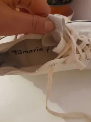 Bambas blancas con plataforma