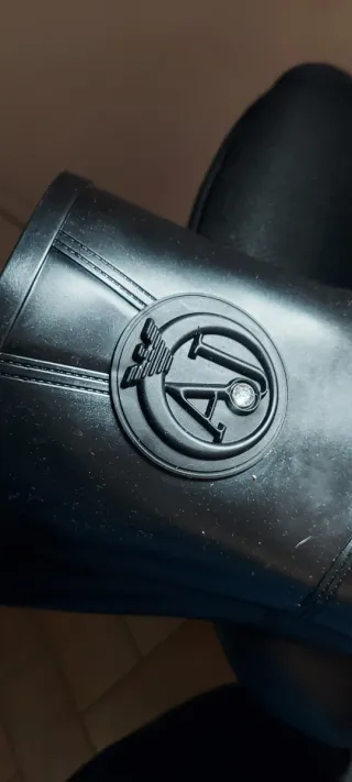 Stivali pioggia Armani donna neri