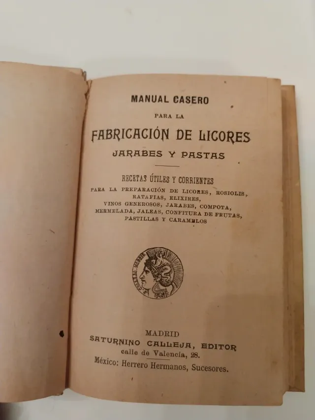 Postres y Licores. Ed.Calleja. Coleccionistas