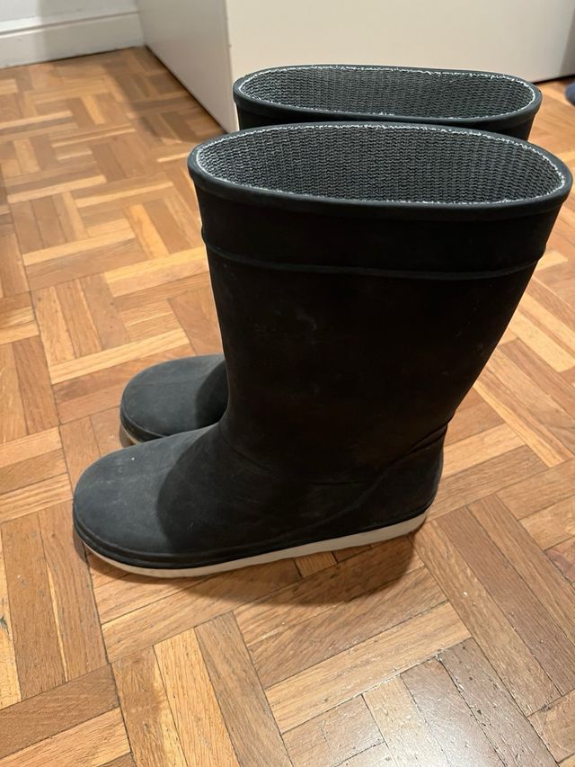 Botas de agua Tribord niños negras t. 34/35