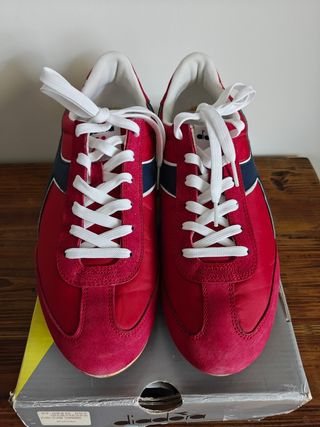 Diadora Heritage Clash Scarpe Rosse Blu