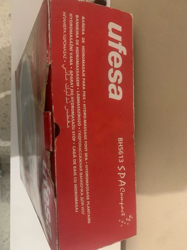 Bañera hidromasaje pies Ufesa BH5613