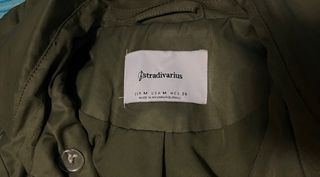 Gabardina verde chica