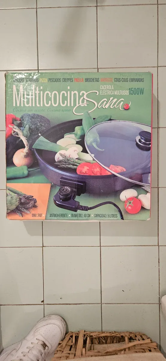 Multicocina Eléctrica Multiusos 1500W