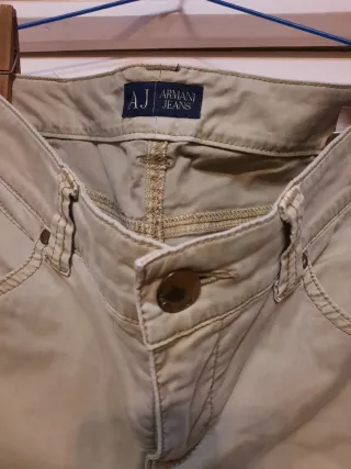 Pantalón Armani Jeans caqui claro