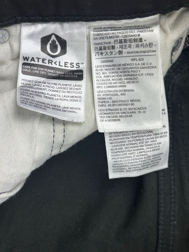 Levi's 512 Neri W32 L32 premium quality da uomo