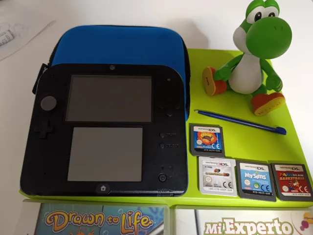 Nintendo DS Nero/Blu + 7 Giochi