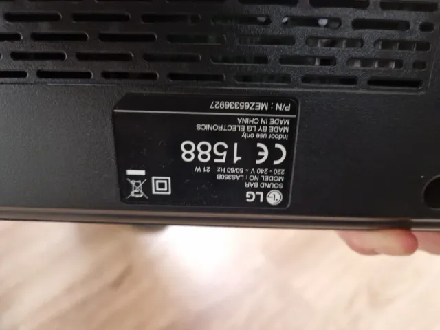 Barra de Sonido LG Negra