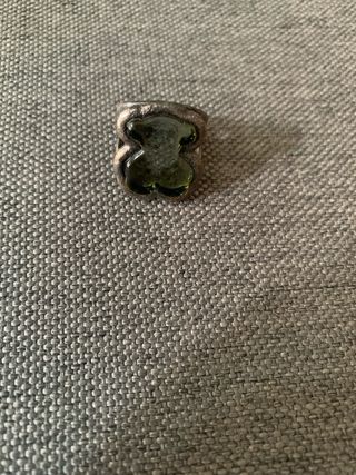 Anillo Tous Oso Verde Plata