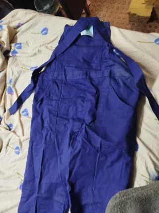 Peto de trabajo azul talla 42