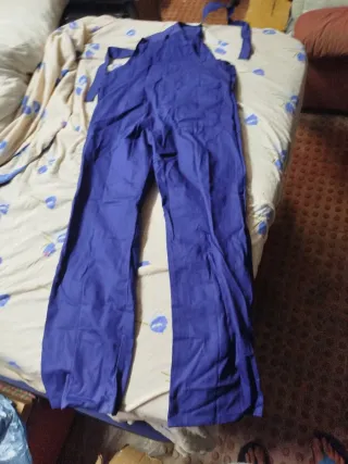 Peto de trabajo azul talla 42