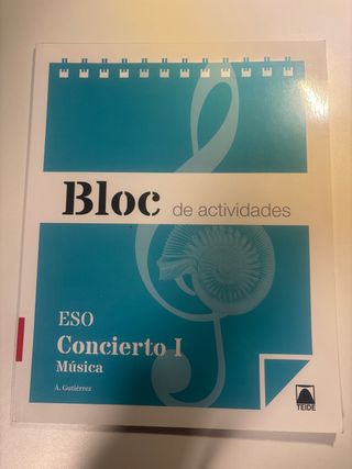 Concierto I, Música, ESO. Bloc de actividades