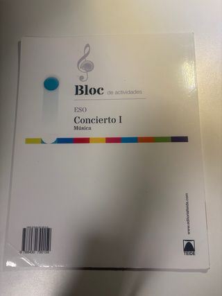 Concierto I, Música, ESO. Bloc de actividades