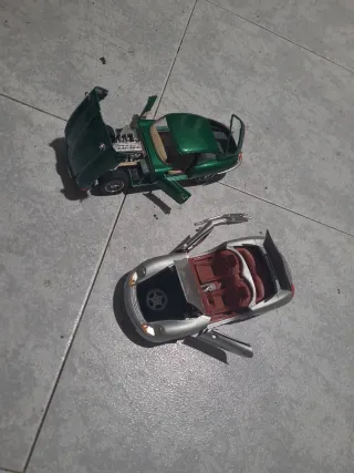 Maquetas Jaguar y Porsche 1/18
