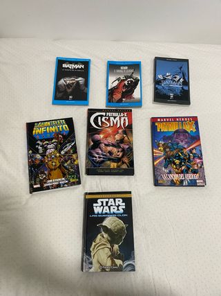 Lote de cómics Marvel, DC y Star Wars