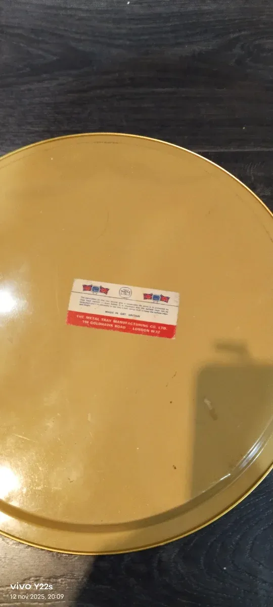 Bandeja vintage decorativa