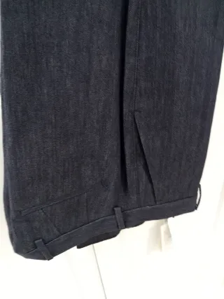 Moncler Pantalone Uomo Cotone Stretch Blu