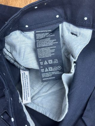 Pantaloni Tommy Hilfiger Uomo Blu Pois - Taglia 46