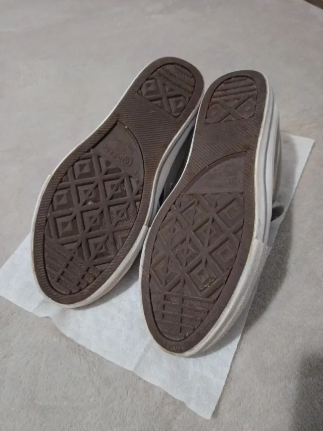 Zapatillas Converse Talla 36 Velcro Gris