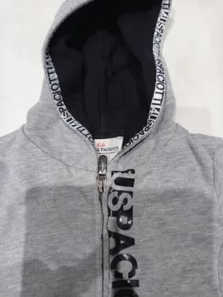 Giacchino neonato con zip e cappuccio