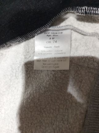 Giacchino neonato con zip e cappuccio