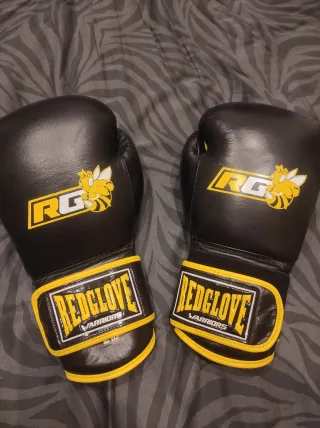 Guantes Boxeo Red Glove 16 Oz Negros