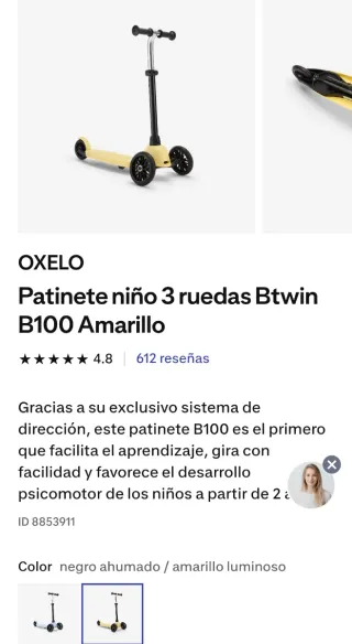 Patinete Oxelo B100 Decathlon