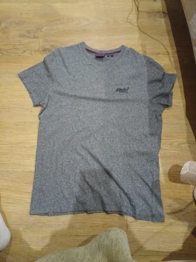 Camiseta Superdry Gris