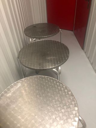 3 Tavoli Inox per Caffè