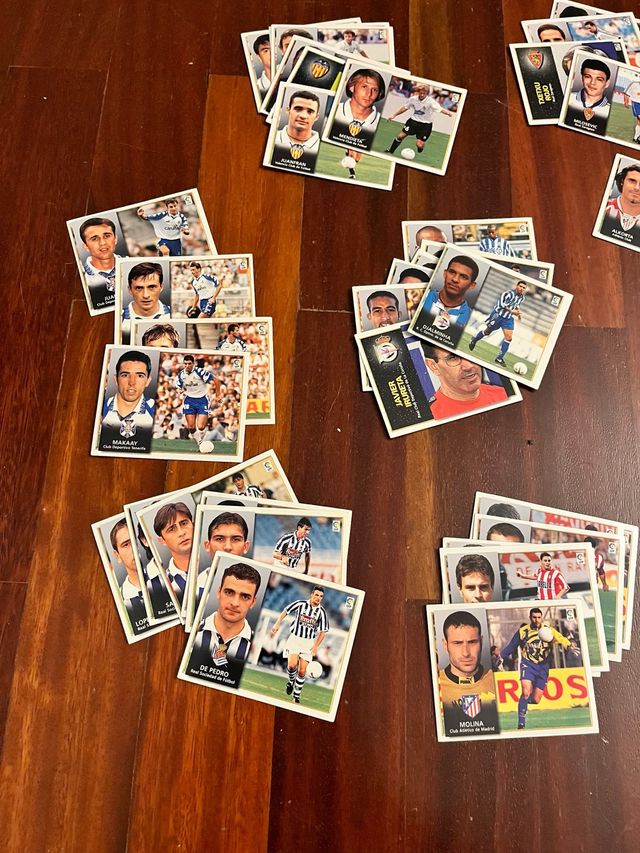 Lote 71 cromos Liga Este 98-99