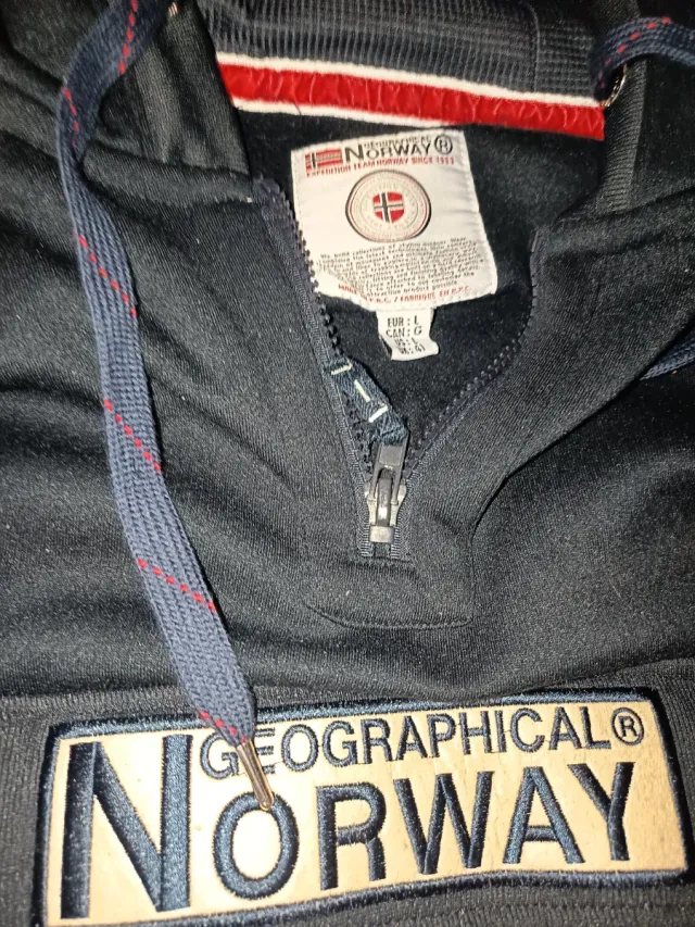 Moletom Geographical Norway Preto Tamanho M