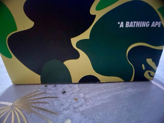 Zapatillas A BATHING APE azul cielo y blanco