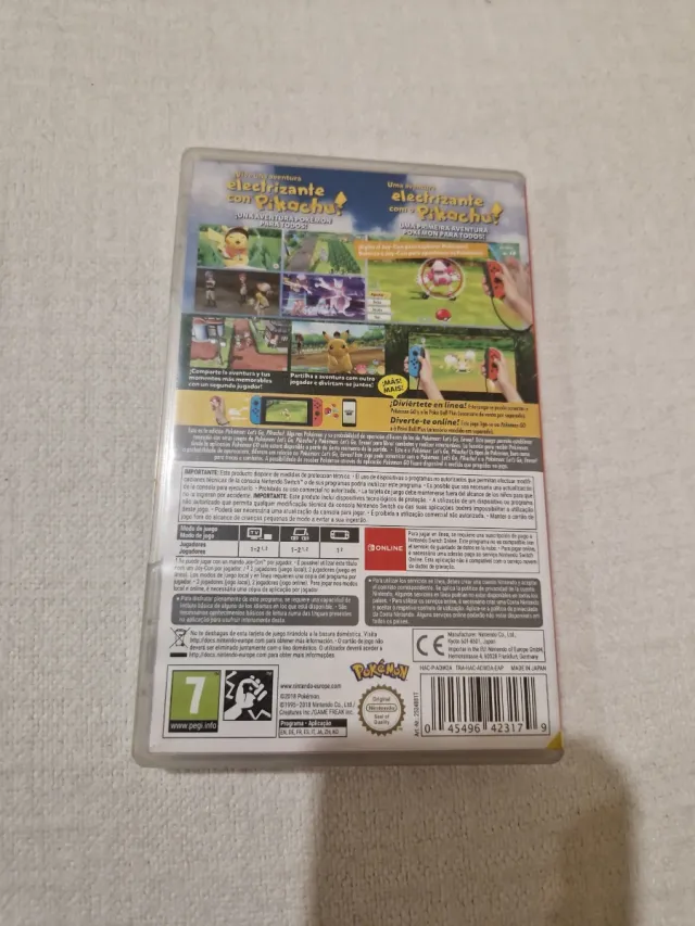 Scatola Pokemon Let's Go Pikachu per Nintendo Switch