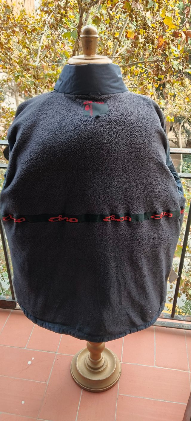 Anorak Acolchado Hombre Azul C/Forro Polar T: "L"