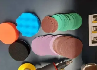 CONJUNTO DE PISTOLA DE PINTAR Y LIJADORA