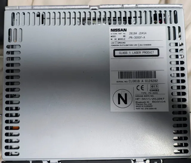 Radio Nissan Qashqai J10 con Carátula