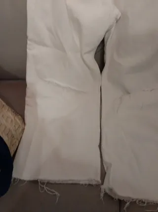 Vaqueros Zara blancos mujer