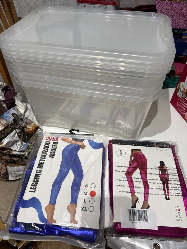 Lote Leggings Metalizados Adulto