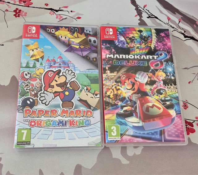 Juegos Nintendo Switch: Mario Kart 8 Deluxe y Pape