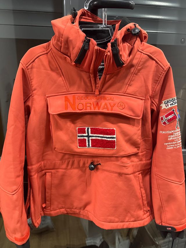 Chaqueta Geographical Norway Naranja Talla 4XL